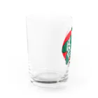 覆面MANIA＆CMLLの群馬覆面プロレス（黒文字） Water Glass :left