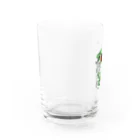 HIDEPAINT　SUZURI店のモヒート Water Glass :left