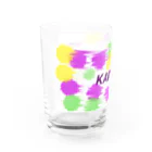 空手好きのチコの空手ドットKARATE Water Glass :left