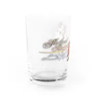 オリジナル工房プリントンのシェットランドシープドッグ イラストプリント Water Glass :left