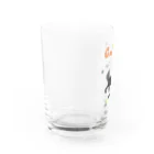 ペットショップボーイズのネコちゃん(黒猫) Water Glass :left