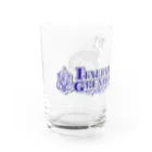 オリジナル工房プリントンのイタリアングレイハウンド イラストプリント Water Glass :left