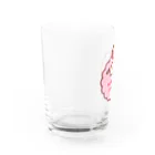 Nari's Farm(ナリズファーム)ひつじと桃のNO PEACH,NO LIFE.☆ Water Glass :left