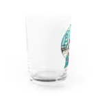 witch's hat hut -スズリ支店の人魚と海と灯台 - ドット絵・ピクセルアート Water Glass :left