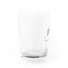 優歩(ゆほ)の何も考えていないねっことナン Water Glass :left