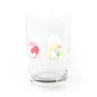 きょろ🐹👀のいろどりゆきちゃん Water Glass :left