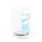 もえの。shop ♡♡のにじいろ日和。～morning jump!～ Water Glass :left