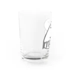 なすのナス茄子のmooんすたー Water Glass :left