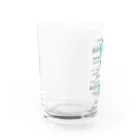 LalaHangeulのSeahorse Dad グリーン Water Glass :left