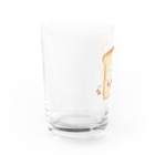 nikokoのデカパンチュウ(食パン) Water Glass :left