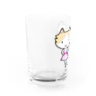 neko*neko*の猫のナナミとミミ子 Water Glass :left