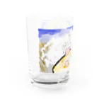 にゃじ川ぬっこの芋煮ぬこ Water Glass :left