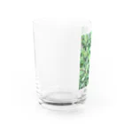 プリュネルビジューの幸せを引き寄せる四つ葉のクローバー🍀 Water Glass :left