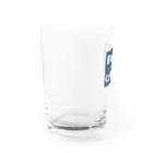 BlendCoffeeのシンプルロゴ Water Glass :left