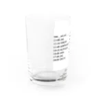 coco NYのflight board Water Glass :left