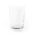 かわいいもののおみせ　いそぎんちゃくのぴえんうさ耳アマビエ　文字なし Water Glass :left