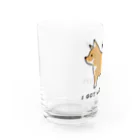 ともえのえ - 柴犬とか動物色々のI GOT VACCINATED Shiba dog Water Glass :left