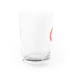 ねこ旅-猫チャンネル公式グッズの猫ちゃん足跡 Water Glass :left