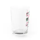 LONESOME TYPE ススの猫が世界を支配する9FACES（桃） Water Glass :left