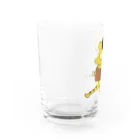 まちのやの肉ニコとら Water Glass :left