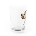 あおきさくらのシマハイエナ Water Glass :left