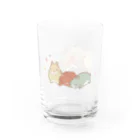 大賀一五の店の3匹のこうさ Water Glass :left