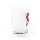 小町 by maltamarieの眠れる森の猫(オレオちゃん) Water Glass :left