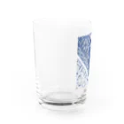 ヒシコギントのcogin+T No.011 手刺しこぎん刺し Water Glass :left