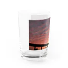 yaaazの不思議な夕やけ雲 Water Glass :left