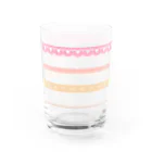 VIETSTAR★１０８のレトログラス　レース Water Glass :left