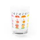 VIETSTAR★１０８のレトログラス　レインボーカエル Water Glass :left