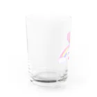 ひらきたのふわふわうるふさん Water Glass :left