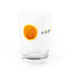 寝不足うさぎの太陽系 Water Glass :left