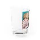 宛然サカナの兄さんトリオ Water Glass :left