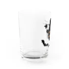 デザインぽのハロウィンゴースト Water Glass :left