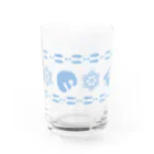 ～十和田湖の案内人～遊部屋十和田の十和田湖冬ウサギカップ Water Glass :left