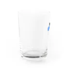 時計塔のかめくん　ブルー Water Glass :left