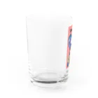 TSUKIKOU SHOP の投げキッスの女の子 Water Glass :left