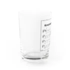 ekoeko ショップのベートーヴェン 第九 グラス Water Glass :left