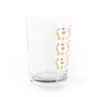 Ennuiのあにまる赤ちゃんアニマルプリント（白） Water Glass :left