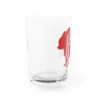 chicodeza by suzuriのチワワ ilove Water Glass :left