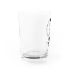 あらいきりこのとんでるニセおばけ Water Glass :left