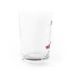 P_aquaのスケボーウルフ Water Glass :left