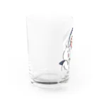 けちゃっぷごはんのお店のサメに遭遇した猫 Water Glass :left