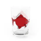 Amiの風車赤金魚 Water Glass :left