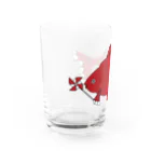 Amiの風車赤金魚 Water Glass :left