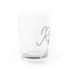 アキバワンダフルボックスの駒形梨乃グラス Water Glass :left