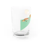 穂の湯のパンの道 Water Glass :left