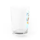 YmMy_shopのぱんたま♡　クリスマスver Water Glass :left