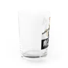 あにまる商店の百獣の王で農民「山田さん」 Water Glass :left